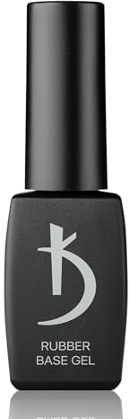 K Professional Rubber Base Gel - Base Coat Gel Polish UV LED Soak Off - Unterlack Nagellack Hochbeständige, Einfaches Anbringen und Entfernen 8 ml