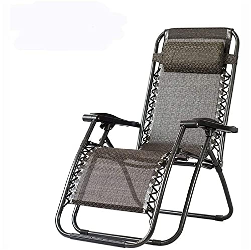 CCYENG Liegestuhl, Outdoor-Freizeit-Strandstuhl, Vierkantrohr, Faltbarer Rohrrohr-Loungesessel, Mittagspause, Rückenstuhl, Bürostuhl