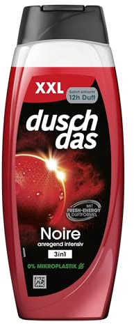 Duschdas 3-in-1 Duschgel & Shampoo Noire XXL Duschbad mit Fresh-Energy-Duftformel sorgt für einen erfrischenden Start in den Tag 450 ml