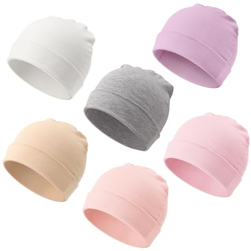 DRESHOW Bebé Beanie Sombrero para Unisex Gorro de Recién Nacidos Niño Pequeño Sombrero Hospital Cálido para Bebés Niños y Niñas de 0-3 Meses