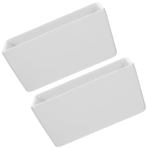 FUNNETOYU Azucarero Rectangular De Cerámica Lechera Para Café, Base Antideslizante, Apto Para Microondas y Lavavajillas, Adecuado Para Almacenamiento De Dulces y Decoración De Mesa
