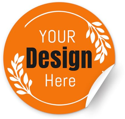 Aufkleber Selbst Gestalten,Personalisierte Sticker | Personalisiert Aufkleber,Personalisierte Erstellen,Custom Sticker - Runden