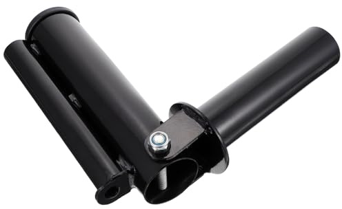 Toyvian Manicotto per Bilanciere in Acciaio Resistente Supporto Doppio Tubo per Allenamento Forza Portatile e Stabile Adatto Palestra Domestica e Club Fitness