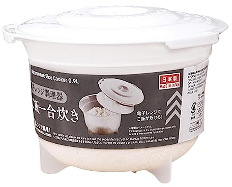 Vaporera para microondas para cocinar, olla arrocera resistente al calor, olla pequeña para cocina, cocina multifuncionales para leche, verduras, pasta Maodom