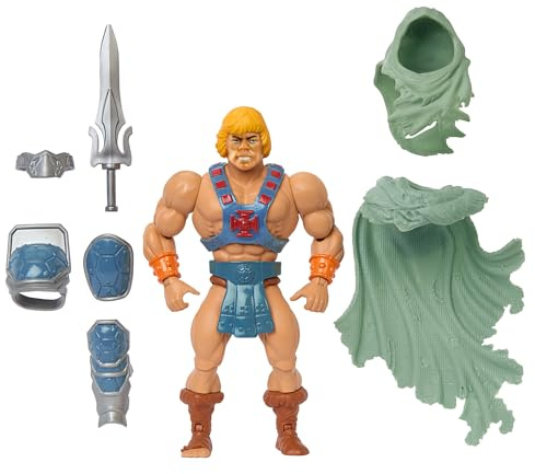 Masters of the Universe Origins Turtles of Grayskull bewegliche Actionfiguren, Teenage Mutant Ninja & Motu Crossover-Figuren, HTH18