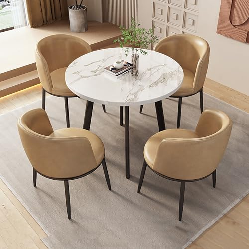 Frühstücksbar-Set Aus Esstisch Und Stühlen, Büro Empfangsraum Club Tisch Und Stuhl Set, Besprechungstisch, Konferenztisch, EmpfangTisch- Und Stuhl Kombination, Für Zuhause, Garten, Restaurant ( Color