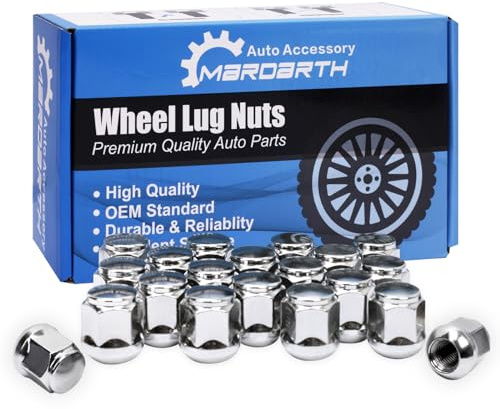 Set of 20, 12x1.5 Radius Lug Nuts with Ball Seat Compatible with Honda Acura Factory Alloy Wheels
