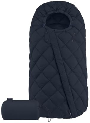 CYBEX Gold Fußsack Snøgga, Für Kinderwagen, Für Kinder von 6 Monaten bis 3 Jahren, Thinsulate-Füllung, Nautical Blue