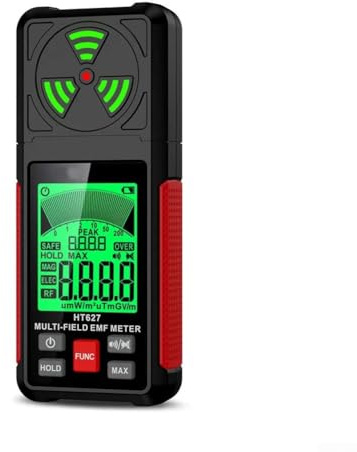 HpLive Multifunktionales EMF-Messgerät, erkennt WLAN, 5G-Signale und elektromagnetische Strahlung von Geräten mit klarem LCD-Display