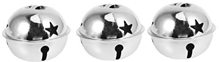 COLLBATH Weihnachtsglocken-Set 20 Stück 4 cm 10 M Band Für Dekorative Bastelarbeiten Heimdekorationen