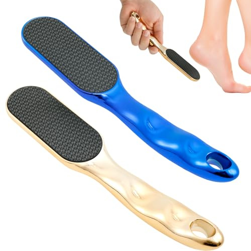 harupink Nano Glas Hornhautentferner,2 Stück Hochwirksame Hornhautfeile,Ergonomisch,Professionelle Fußpflege,Hornhautraspel für Hornhautentfernung auf nassen und trockenen Füßen