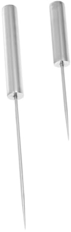 UTHCLO 2pezzi Piccone da Ghiaccio in Acciaio Inossidabile Scalpello per Ghiaccio da Utensile per Rimozione e Neve dal Frigorifero per Vino Ghiacciato e Tritato