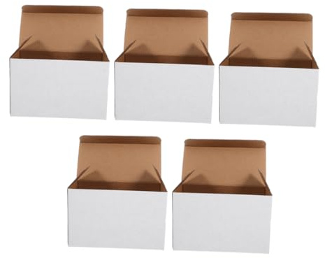 Operitacx 5piezas Cajas De Cartón Resistentes Para Envío Mudanzas y Almacenamiento Caja De Cartón Corrugado Para Envío De Productos y Suministros De Embalaje Para Correo y Transporte