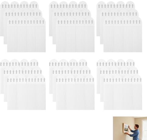 72 stycken monteringsremsor för bilder utan borrning, 92 x 19 mm affischremsor, fästa bilder utan spikar och skruvar, restfria tavelkrokar, väggfäste, starka självhäftande remsor för affischdekoration