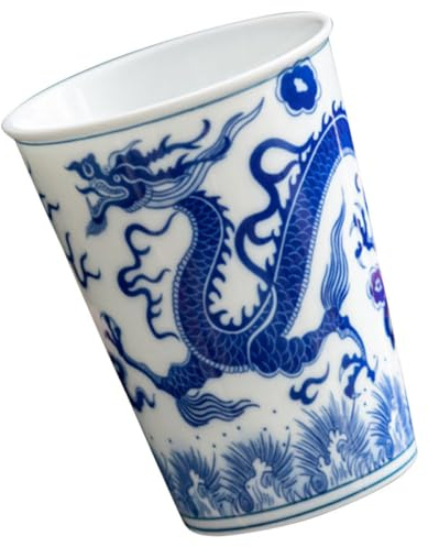 BESPORTBLE kinesisk vintage tekopp i keramik med lock och sil temugg porslin för te och kaffe present