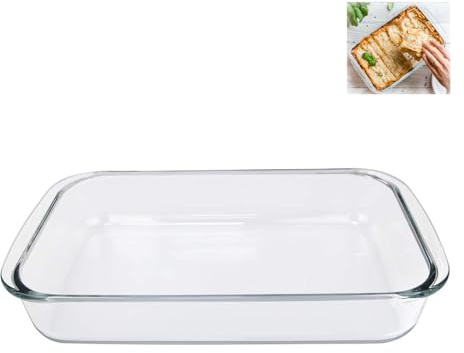Mini Glass Casserole Dish for Oven, Small Casserole Dish, Glass Casserole Dish, Lasagne Oven Dish, Rectangular Lasagne Mould, Rectangular Glass Mould, Roasting Mould, Oblong