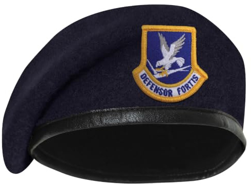 Rothco Baskenmütze mit USAF-Blitz, Marineblau - - 61 EU