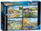 Ravensburger Happy Days No.3 Countryside Nostalgia 4x 500 Piece Jigsaw Puzzles for Adults and for Kids Age 10 and Up