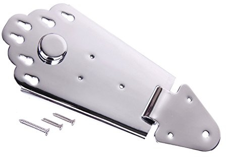Saitenhalter für Akustik-/Jazzgitarre, Chrom