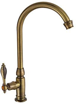Tubayia Messing Küchenspüle Wasserhahn Küchenarmatur Kaltwasserhahn Waschtischarmatur
