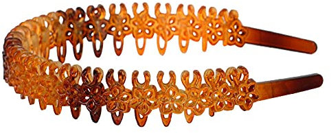 Hair Accessories Bright Black Spray Paint Small Plum Flower With Tooth Hair Comb Comb To Teeth Multi-Tooth Headband Hair Card Small Flower Hair Accessories-22 # 甲 色 发