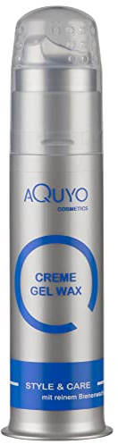 Style & Care Creme Gel Wax normaler und flexibler Halt für das perfekte Haarstyling (100ml) | Haarwachs mit reinem Bienenwachs | Haarcreme für Männer und Frauen mit leichtem Glanz für das Haar