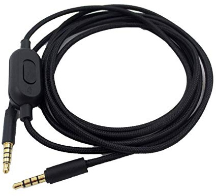 Headset Kabel Ersatz für, 3,5 mm Kopfhörer Audiokabel Gaming Headset Lautstärkeregelung Kabel Kopfhörer Ersatzkabel Klinkenkabel, für G433 G233 G Pro G Pro X