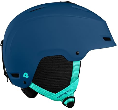 Retrospec Zephyr Ski Helmet - Snowboard Helmet for Adults & Youth- Adjustable Fit Snow Helmet with Protective Shell, and Breathable Vents for Men, Women, Boys and Girls