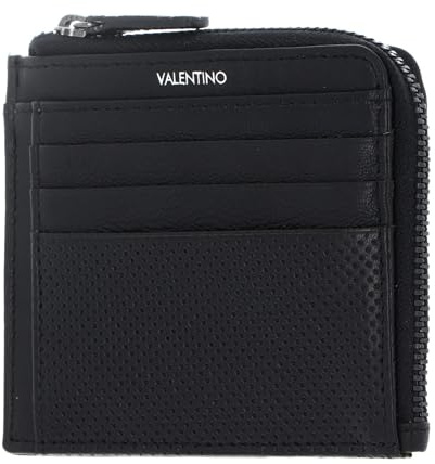 Valentino Herren Dotwork Brieftasche, Schwarz