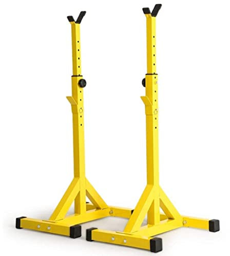 GIGBIRD Klimmzugstangen Kniebeugenständer Bankdrücken Multifunktionsregal Verstellbare Halterung Heim-Fitnessstudio Krafttrainingsständer Herren-Fitness-Langhantelständer O