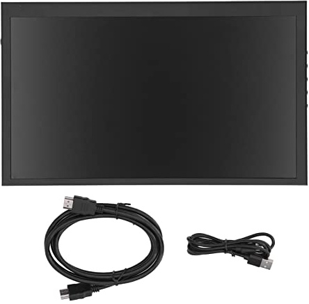 Monitoraggio portatile 10.1in Monitoraggio dello schermo IPS con angolo di visualizzazione ampio altoparlanti in lega di alluminio leggero adatto a Windows 7 8 10 PC [Office Home] (Normal Model)