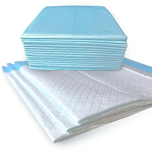 Henry Schein – Krankenunterlagen (30 Stück, 55g, 60cm x 90cm), Einweg-Schutzunterlagen für medizinische Anwendungen, saugstark & hygienisch