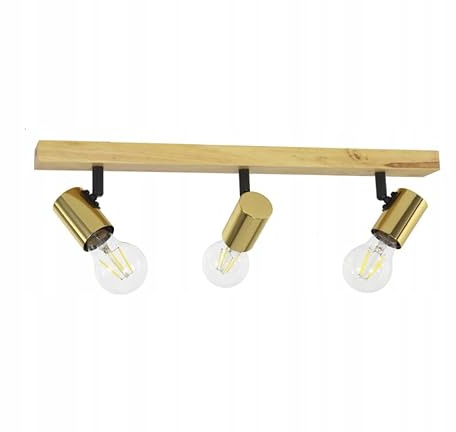 LightLogic Deckenstrahler für Wohnzimmer Flur Küche Büro - Deckenleuchte 3 Flammig mit Schwenkbar 350°/90° - Moderne Spotleuchte Wand Gold