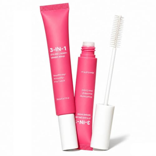 Haarwachs Stift 2 Stück, Anti Frizz Stick für Babyhaare & Locken Styling | Mit Kaktusfeigenöl für geschmeidiges Haar, Anti Frizz Pflege, Locken Definition & präzises Styling ohne Rückstände
