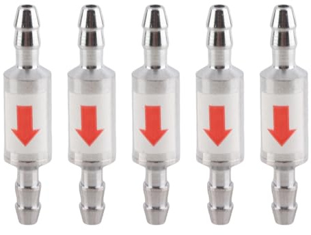 QANYEGN Check Valve, Stainless Steel Single Way Non Return Check Valve, CO2 Bubble Counter Check Valve for Fish Tank Aquarium