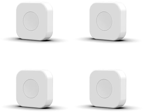 Cwmiibili 4X Tuya Zigbee Button Smart Scene Switch Intelligent Linkage Wireless Switch Automation Work with Smart Life