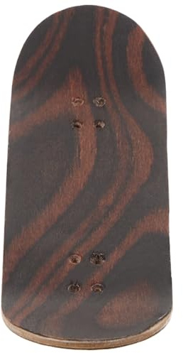 ifundom Kleiner Holz Fingerboard Deck mit Glatter Oberfläche und Abgerundeten Kanten als Ersatzteil für Finger Skateboard
