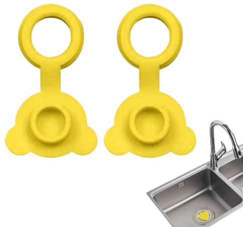 Silikon Badewannenstöpsel, 2 Stück Stöpsel Für Spülbecken, Auslaufsicher Einfache Handhabung, Geeignet Für Kinder Badewannen, Waschbecken Und Duschen