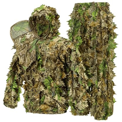 Full mundur jaktjacka camouflage, ghillie-dräkt