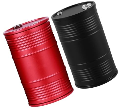 GOOHOCHY Cendrier automobile en alliage d'aluminium 2PCS portable pour porte-gobelet, surface lisse, pour garden parties et office use