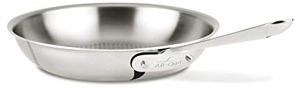 All-Clad 8701005401 4110B D3 Armor Stainless Steel Tri-Ply Bonded Dishwasher Safe Fry Pan Cookware, 10-Inch, Silver