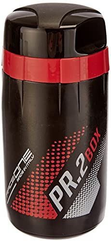 RaceOne Rojo Bote Portaherramientas PR2BOX 500ml, Negro (8052747192137)