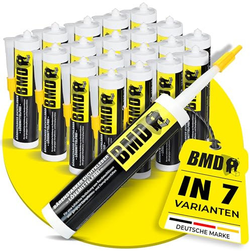 BMD Dichtkleber Mur | 20 Kartuschen | 310ml | Folienkleber für Dampfsperren und Dampfbremsen | lösemittelfreier Dichtkleber nach DIN 4108 & ENEV | Profi Qualität Made in Germany