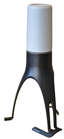 Stirrtime - Agitador automático de alimentos con patas de nailon, apto para lavavajillas, 3 velocidades, temporizador de 10 minutos, accesorio y herramientas de cocina, color gris