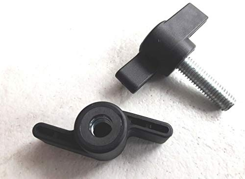 5 Stück Flügelgriff Ø30mm M5 Edelstahl-Schraube 12mm lang