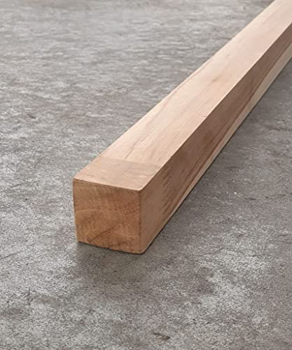 BioMaderas Barre en bois de teck zingué - FSC - 100 % - Largeur : 40 mm - Épaisseur : 40 mm - Longueur : 100 cm