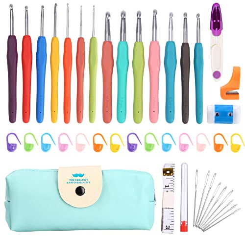 Häkelnadel 37er Set zum Häkeln