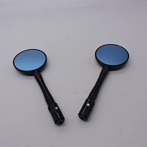 SFALCI Seitenspiegel 6mm 8mm 10mm Universal Seitenspiegel Lenkerendenspiegel Dekoration Zubehör Motorrad CNC Aluminium Rückansicht Lenkerendenspiegel(2)