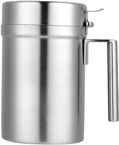 MAGICLULU Distributeur D'huile Anti-goutte 550 Ml en Acier Inoxydable 304, Pot à Huile Cuisine Domestique, Récipient Hermétique pour Vinaigre et Sauce, Accessoire Pratique pour Usage Quotidien