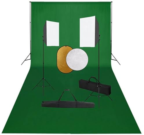 ZEYUAN Kit per Studio Fotografico con Set Luci, Fondale e Riflettore,Studio Foto,Fotografia,Illuminazione e Studio,Luci e Flash da studio-3067057